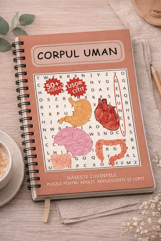 Carte Puzzle Corpul Uman